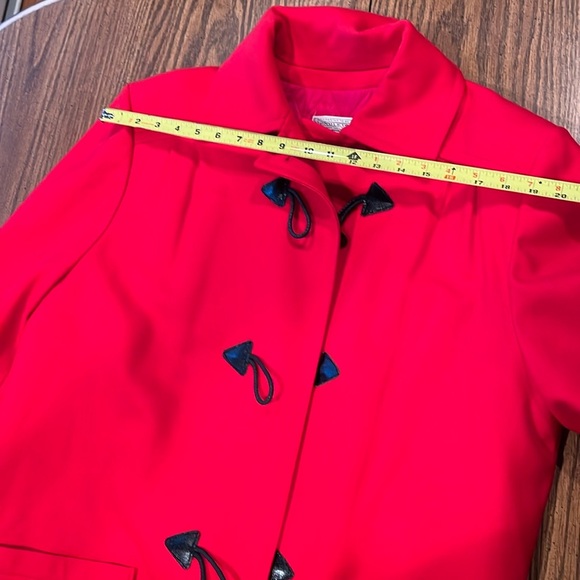 Vintage Pendleton Woolen Mills Jacket Wool Made In USA Red Duffle Large - Picture 11 of 16